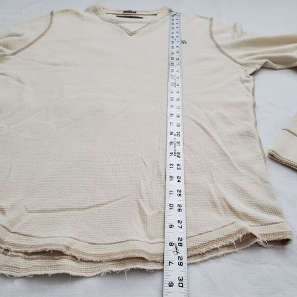 VTG Y2K Abercrombie Cream Thermal Top Sz XL A&F Twilight Bella Swan Fairy Grunge - Picture 7 of 9